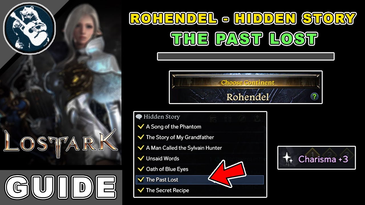 The Past Lost Location in Lost Ark | Rohendel Hidden Story Locations Guide
