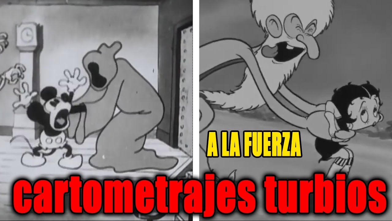 10 Cortometrajes ATERRADORES, BIZARROS y TURBIOS de Dibujos Animados CLASICOS