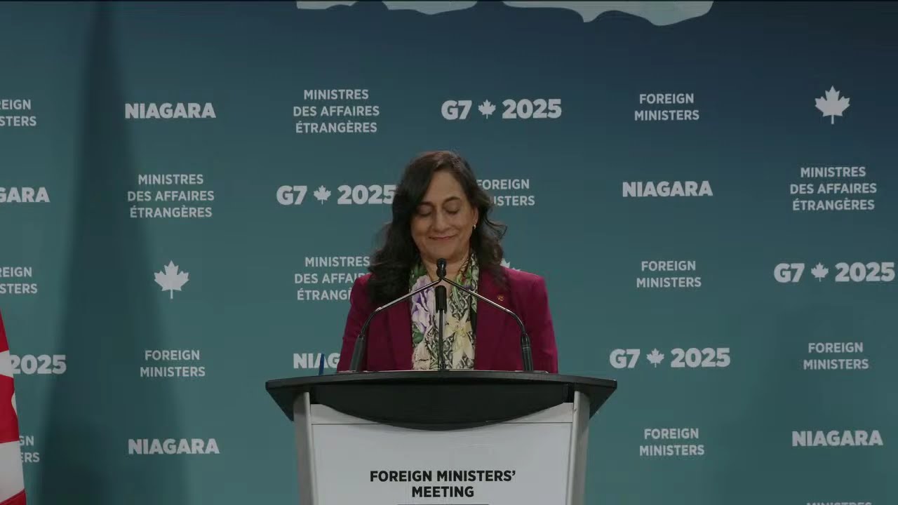 La ministre Anita Anand ouvre la réunion des ministres des Affaires étrangères du G7