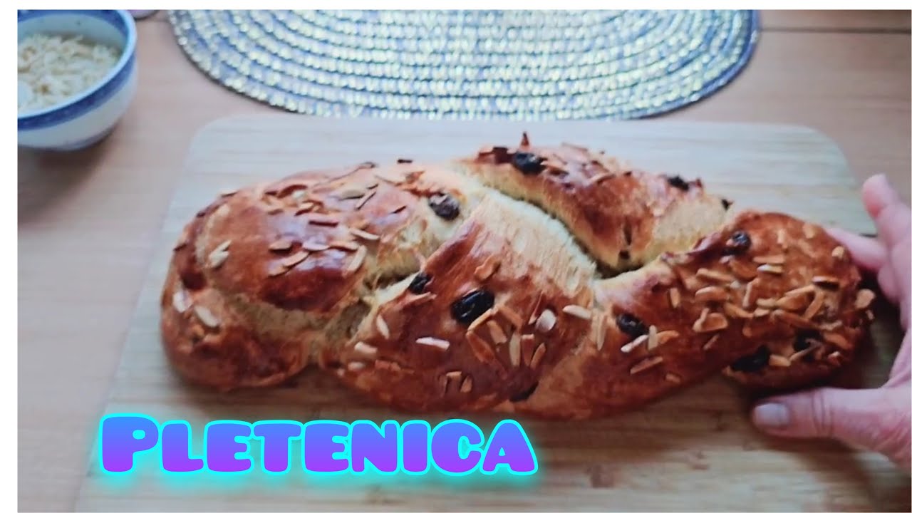 Slatka Pletenica sa suvim groždjem