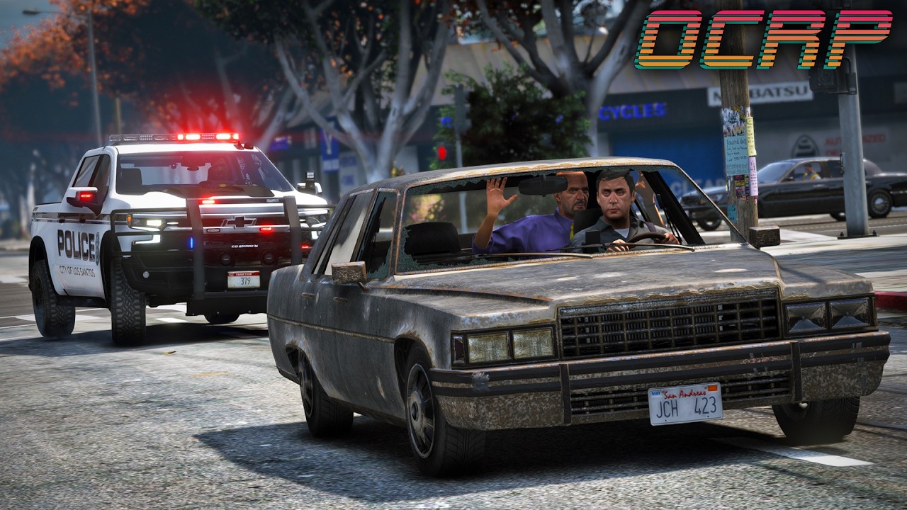 Bank Robbery Covered up by Fake Movie Set in GTA RP | OCRP