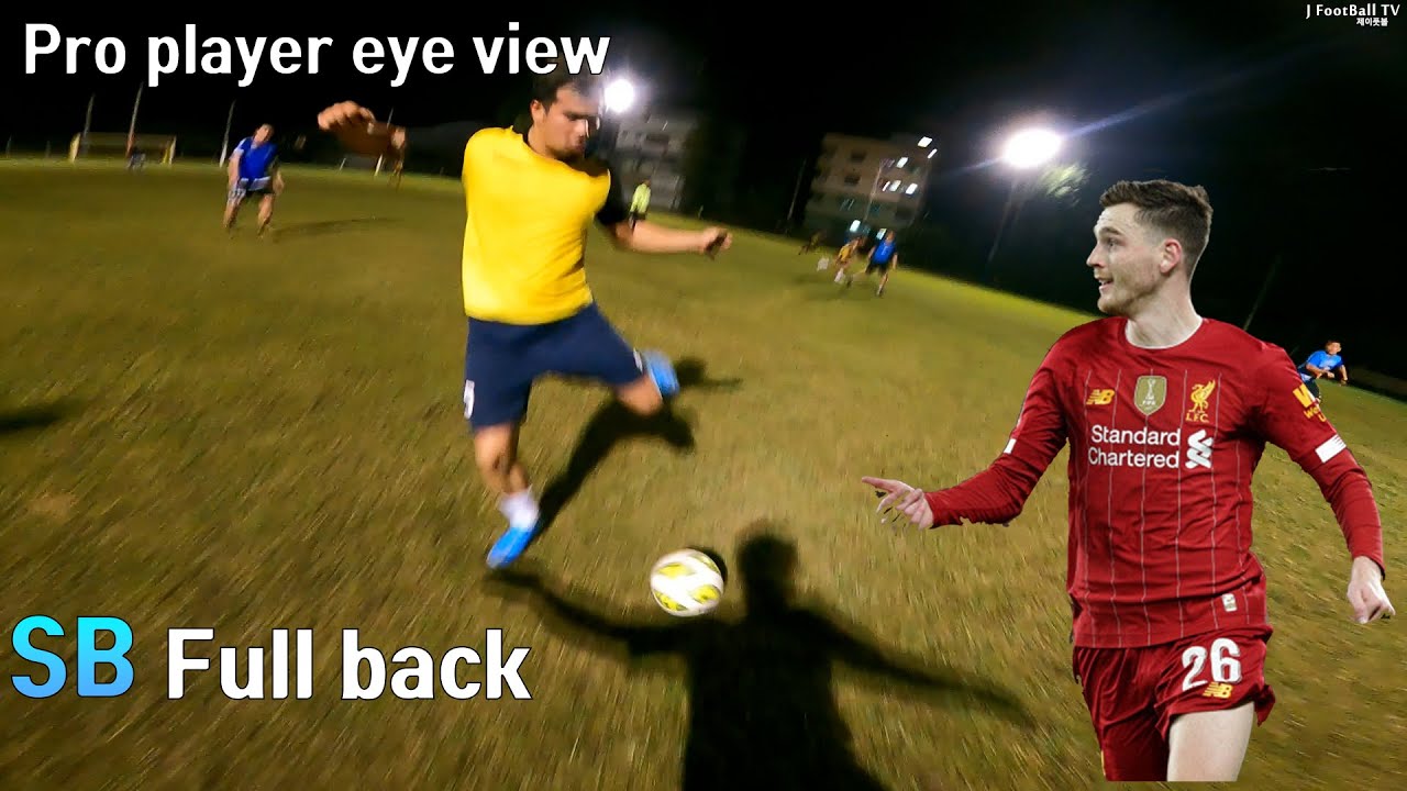 Pro player Full back eye view