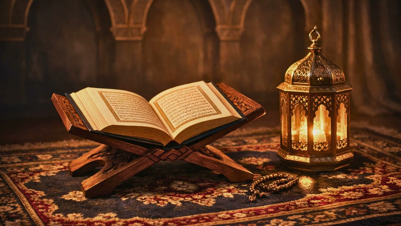 1 Hour Peaceful Ramadan Ambience | Quran & Lantern Glow