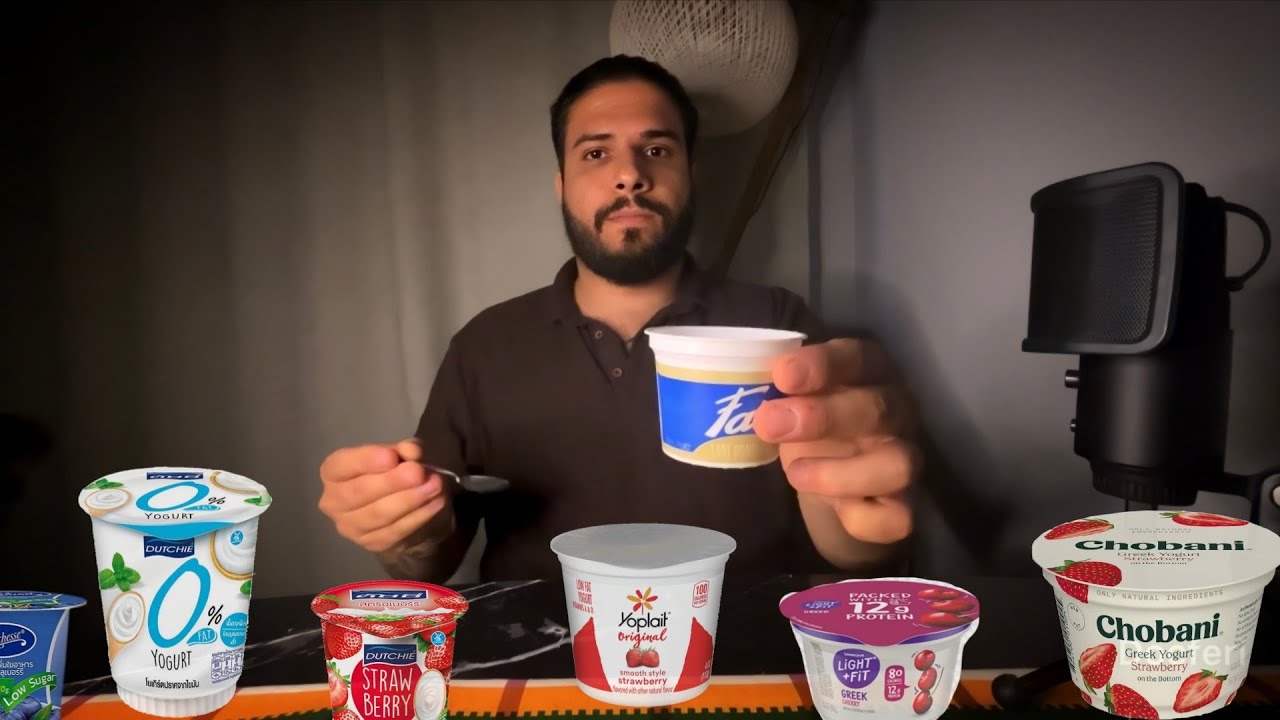 ASMR | INVISIBLE YOGURT ( half aggressive )😴🎧🥄