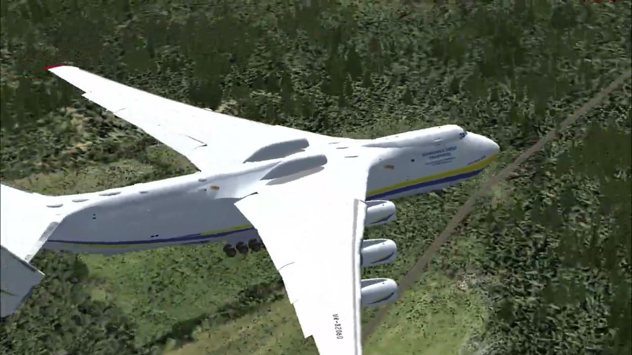 Landing the World's Largest Plane in FSX - Antonov AN-225 Mriya