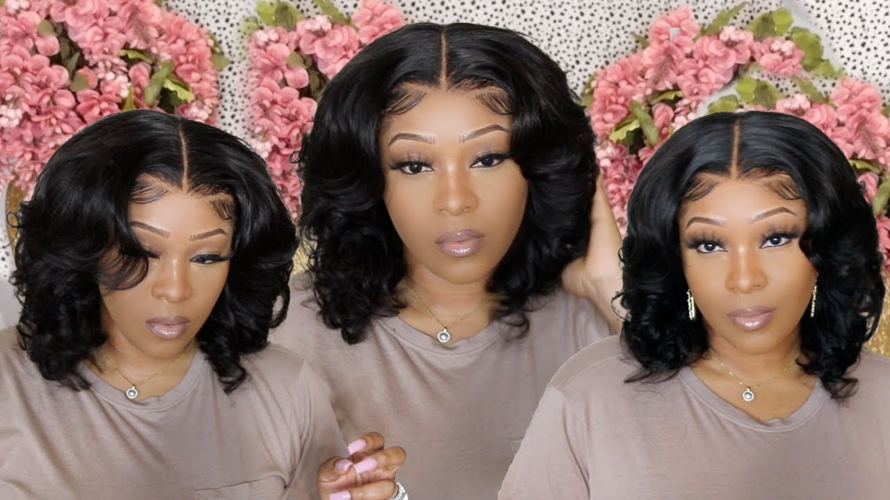 Middle Part Bob Using a Lace Frontal | Realistic & Natural Frontal Install | Invisible Lace RiRiHair