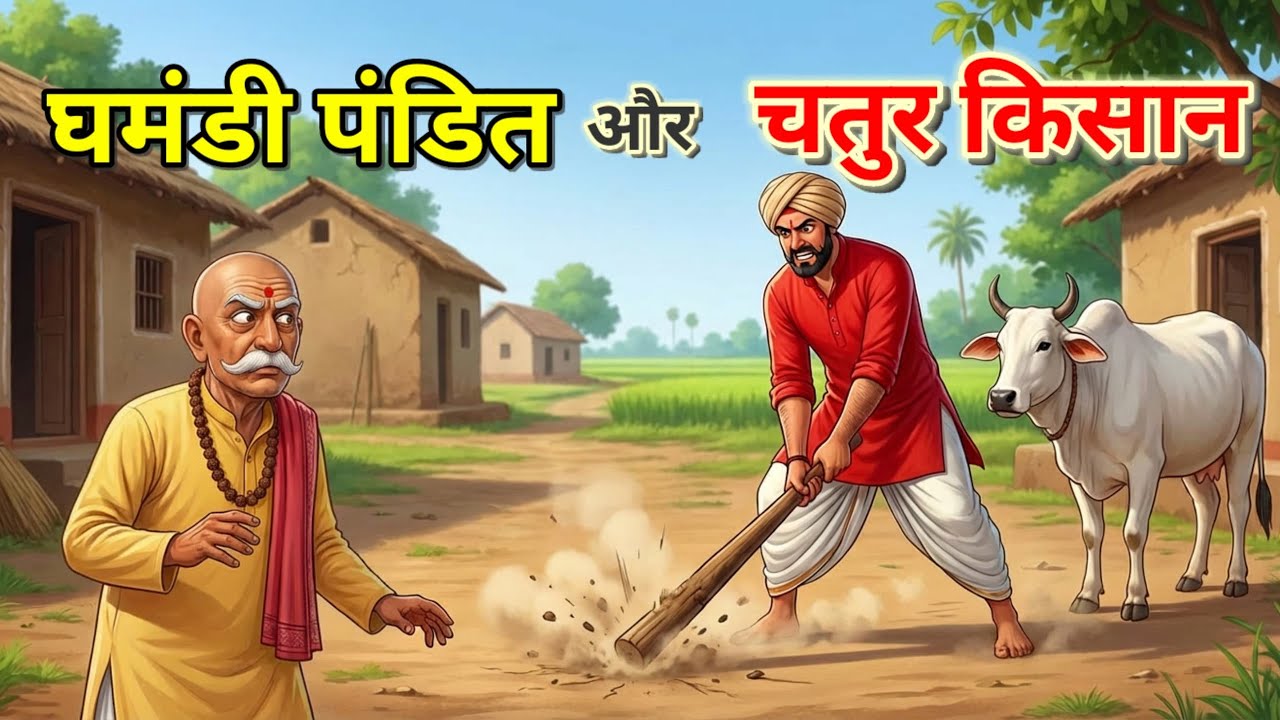 💠 घमंडी पंडित और चतुर किसान | Moral Story | शिक्षाप्रद कहानी | Panchtantra ki kahani | Bedtime story