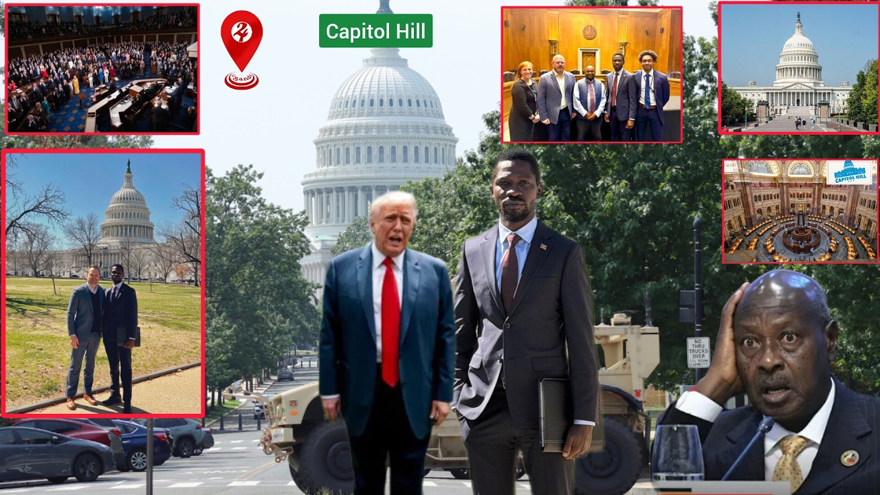 LIVE: Agatalinda! Bobi Wine asisinkanye Abakungu ba America mu Capitol Hill Museveni kaweddemu!