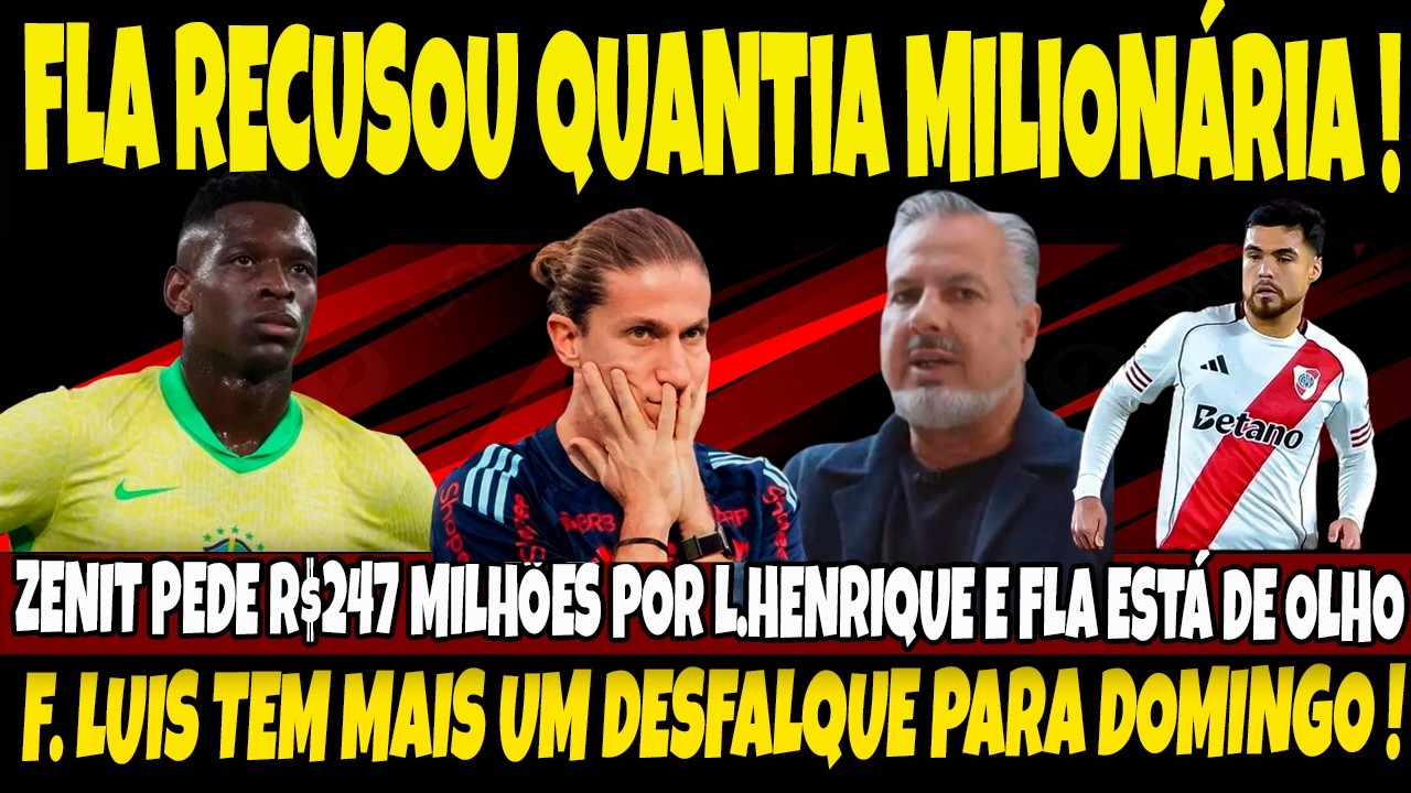 RECUSOU QUANTIA MILIONÁRIA, FLAMENGO BATE O PÉ PARA RIVAL BRASILEIRO POR JOGADOR IMPORTANTE/E+