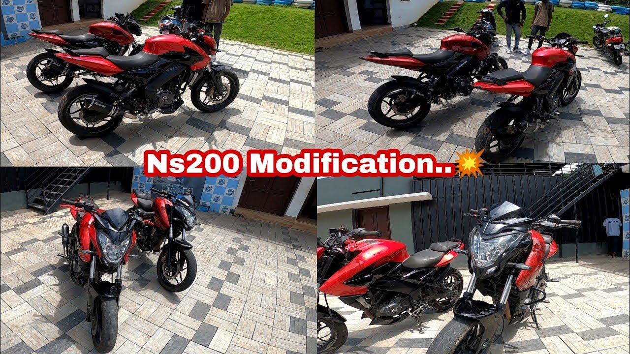 Ns200 modification||ഒരേ പൊളി സാധനം..💥