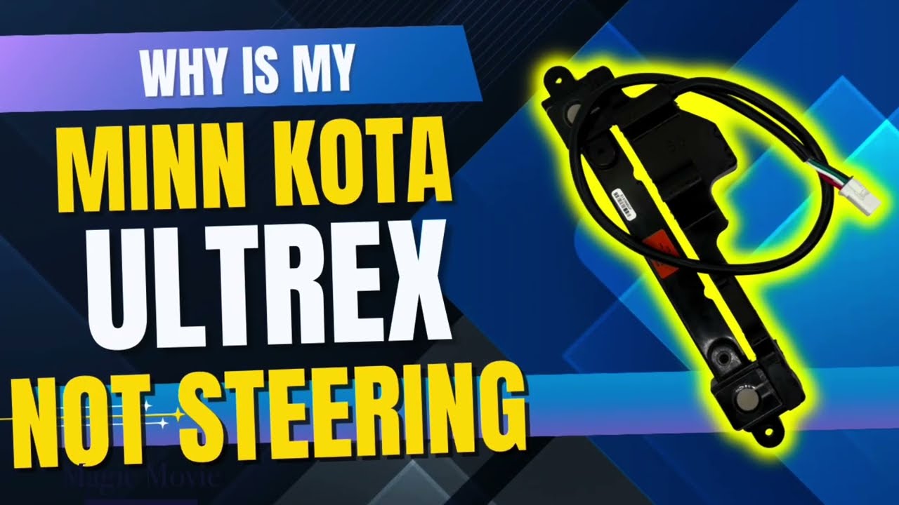 How to Change Minn Kota Ultrex Steering Sensor. 