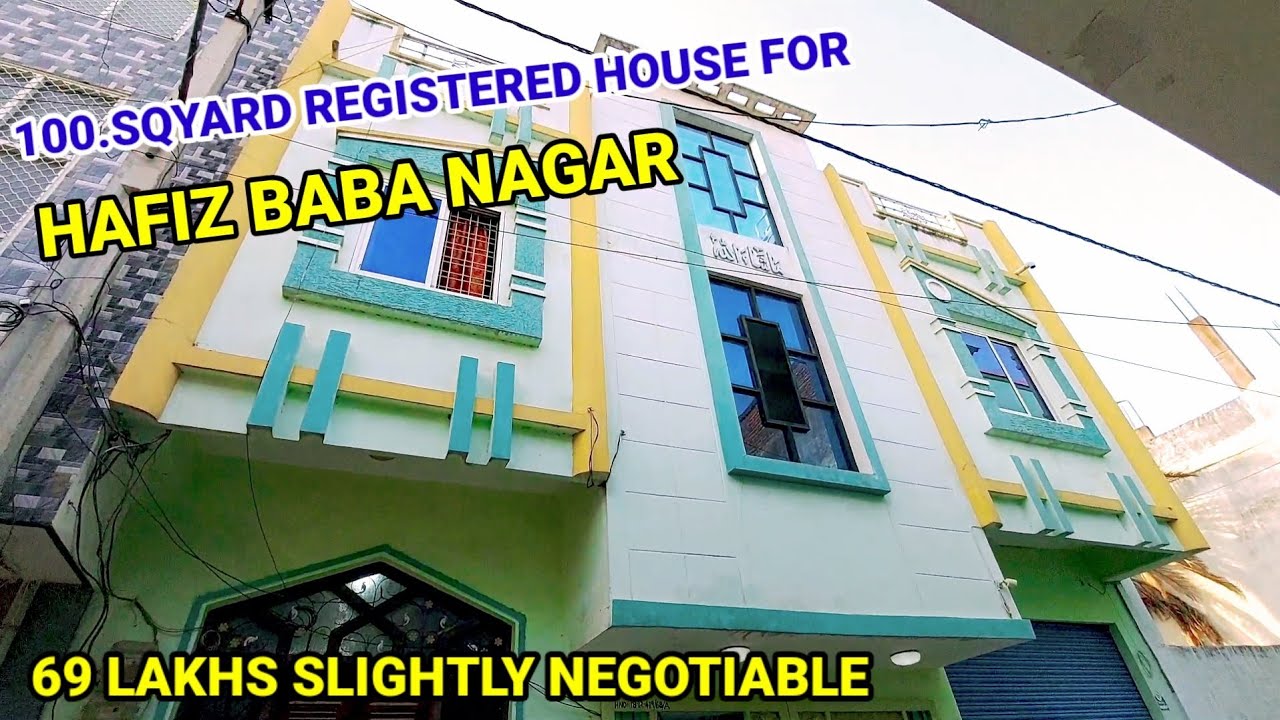 House For Sale In Hafiz Baba Nagar||100 Sqyard House For Sale In chandrayangutta Baba Nagar