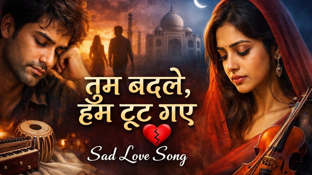 तुम बदले, हम टूट गए 💔 | Hindi Sad Song | 90s Bollywood Heartbreak
