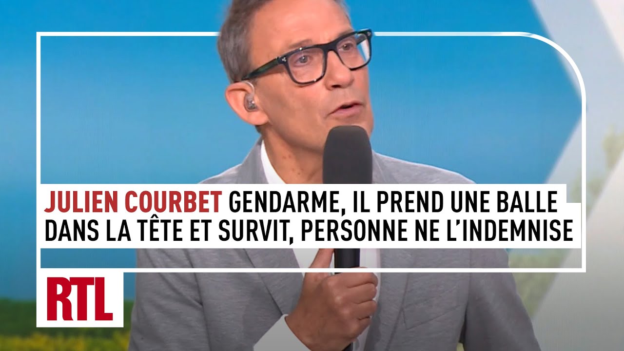 Julien Courbet : gendarme, il prend une balle dans la tête et survit, personne ne l’indemnise