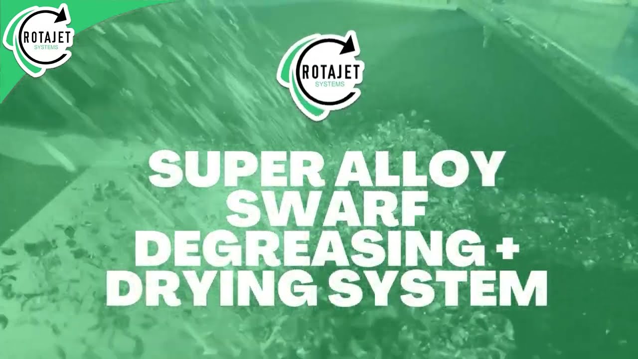 Super alloy swarf recycling system | Rotajet Systems