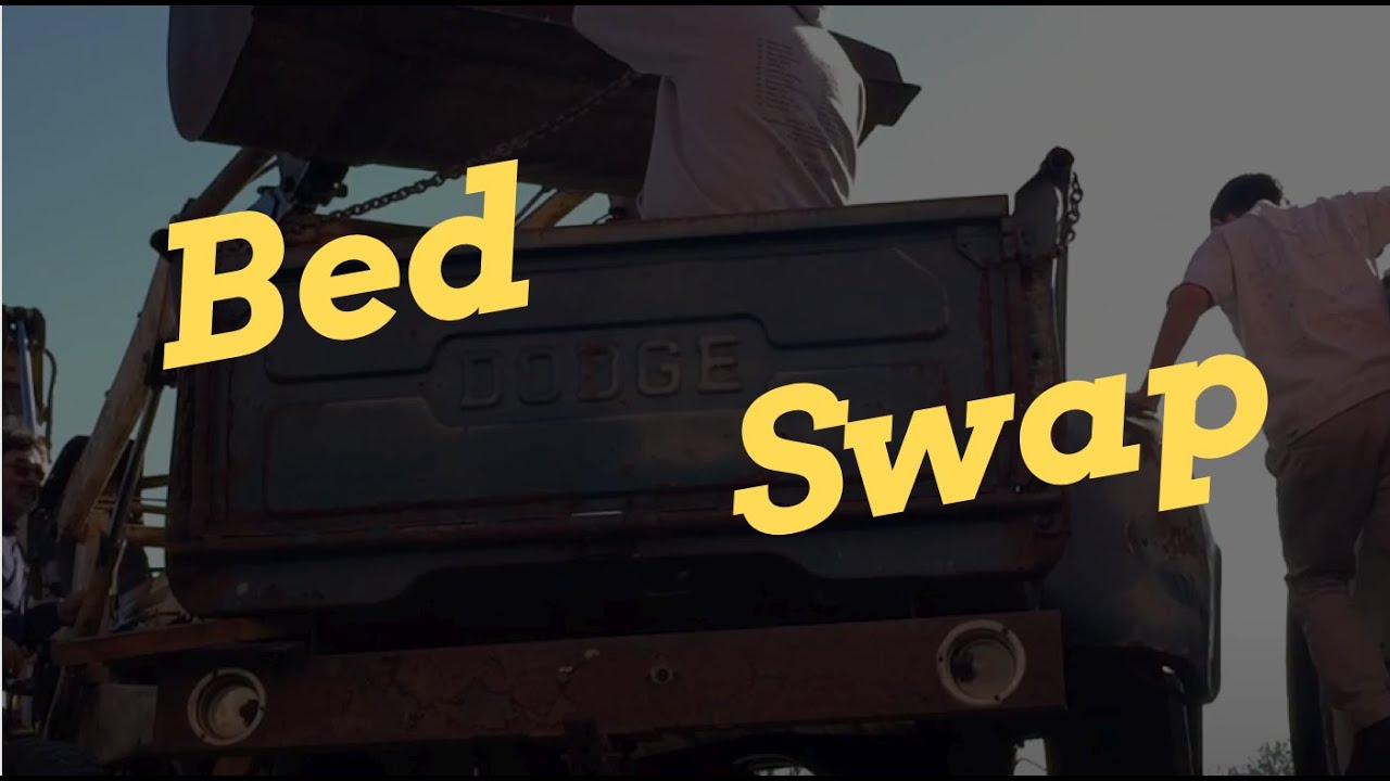 The 52' Power Wagon Flat Fender (Part 2: Bed swap from a wood trailer) (Ep20)