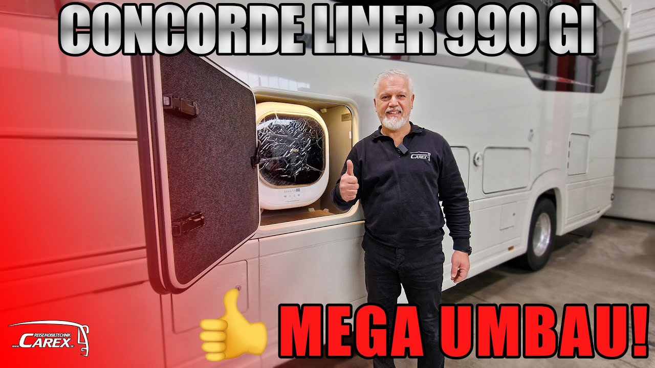 MEGA UMBAU Concorde Liner 990 GI | CAREX Reisemobiltechnik