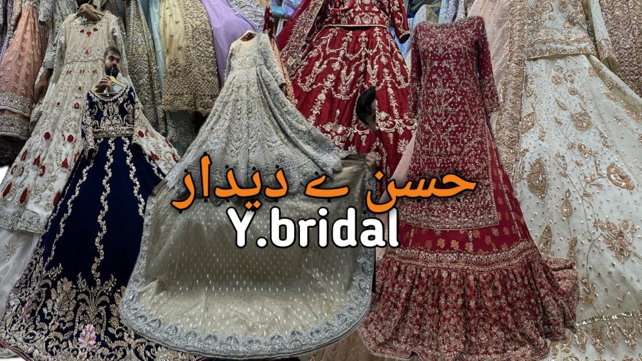 Pakistani bridal Dresses in low price for order total handmade article…@y.bridal 
