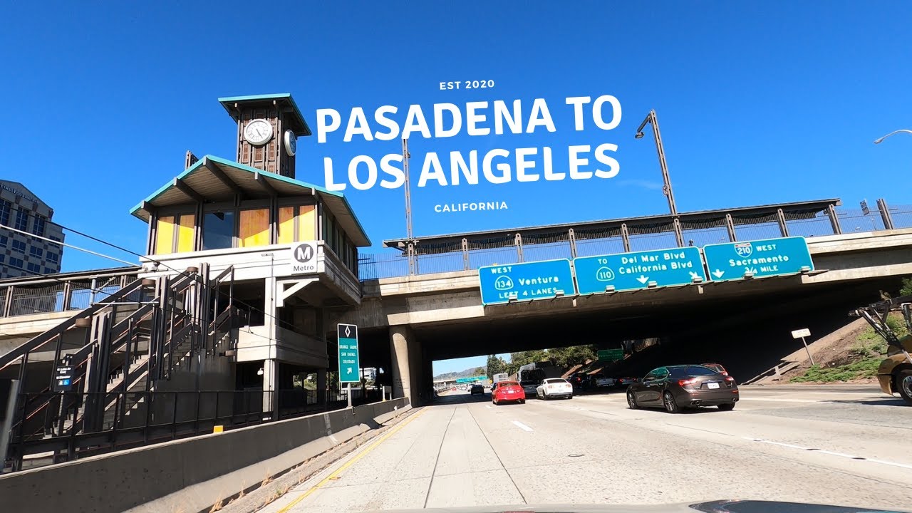 Pasadena to Los Angeles Griffith Observatory California | USA 4K