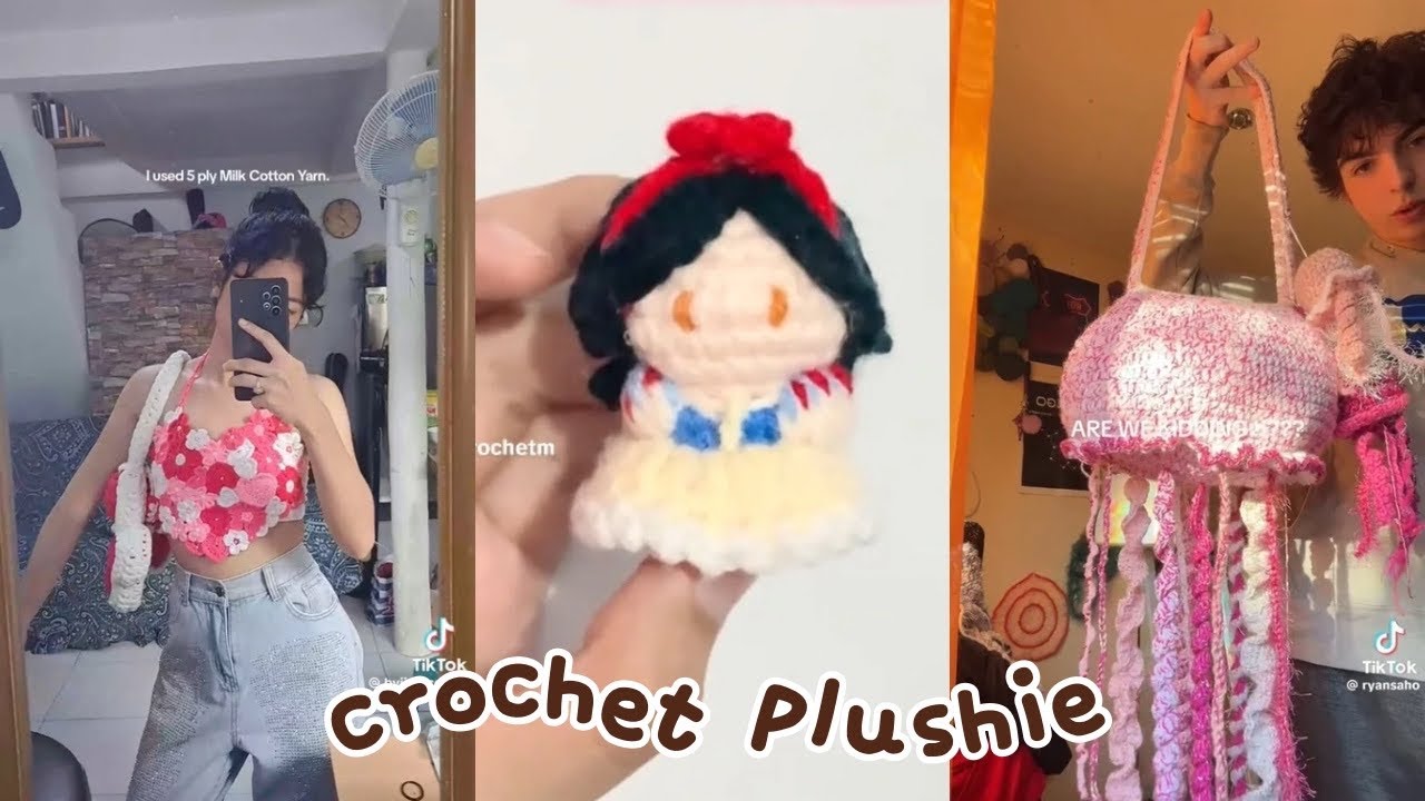 Crochet tiktok compilation 🧶💕 l crochet ideas/ tips/ pinterest inspired #12