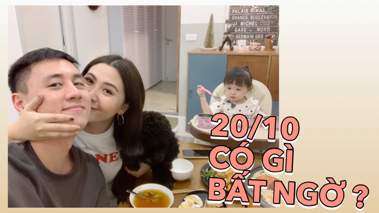20/10 bất ngờ cho 2 mẹ con | Bánh mật ong sung ngọt | Cua rang me | Vlog 48