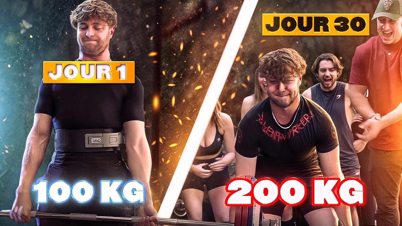 30 JOURS POUR DEVENIR FORT !! Comment devenir POWERLIFTER ??