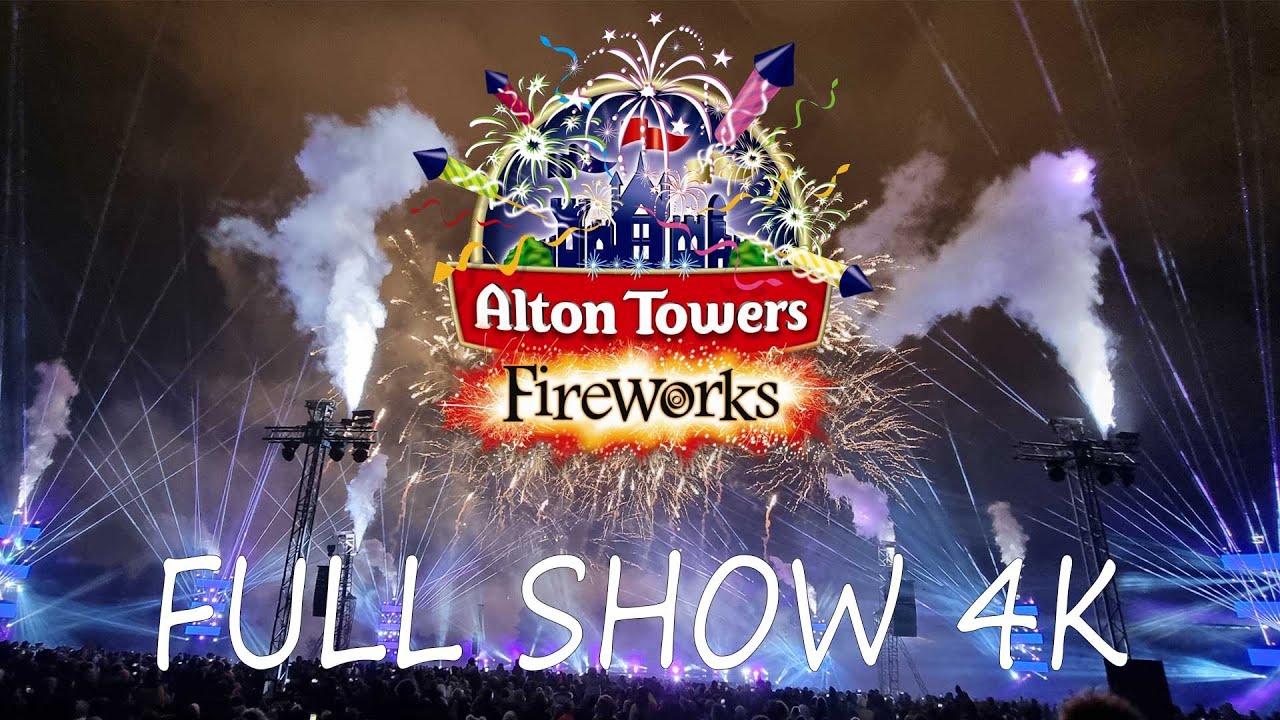 Alton Towers Fireworks Spectacular 2021 display - full show 4k