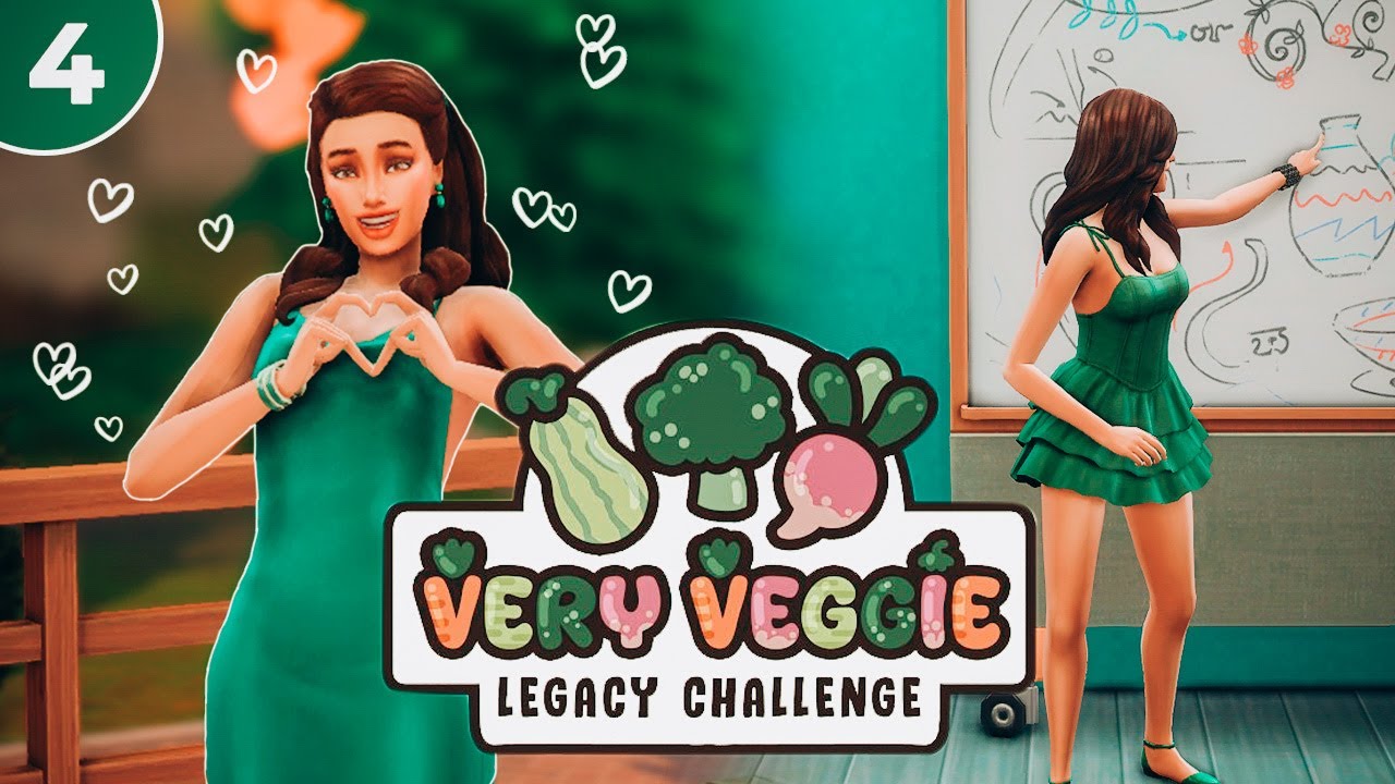 МОЖЕТ ПОРА РОЖАТЬ?🥦 | Very Veggie Legacy #4 | The Sims 4