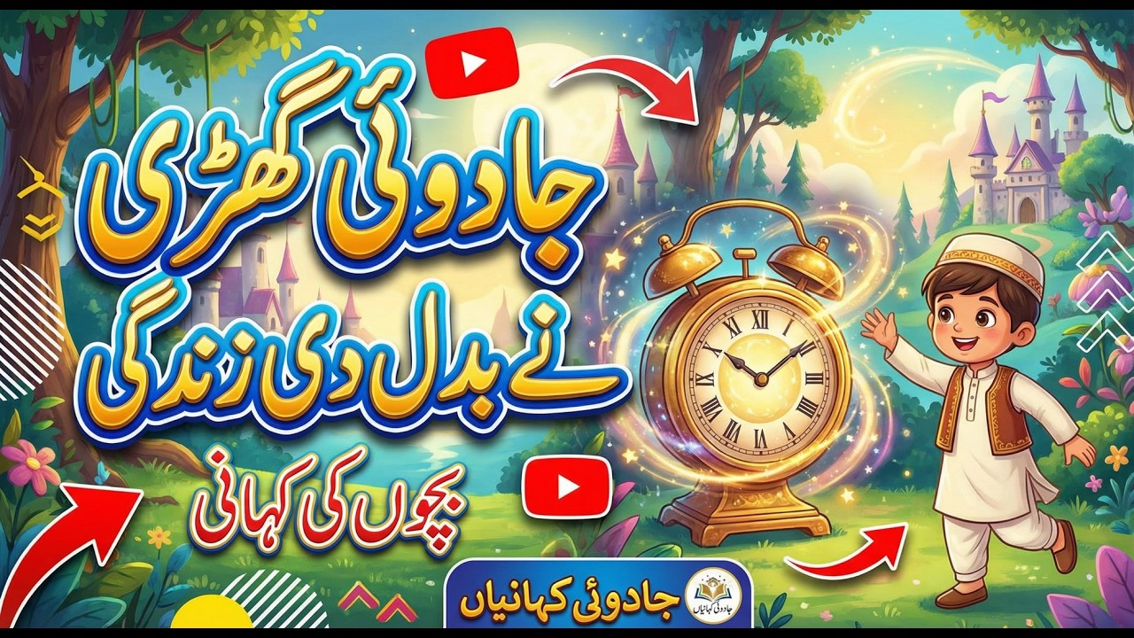 Jadooi Ghari aur Waqt ki Qadar | Moral Story for Kids in Urdu | Islamic Kids Story