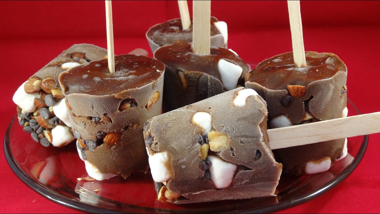Rocky Road Pudding Pops -with yoyomax12