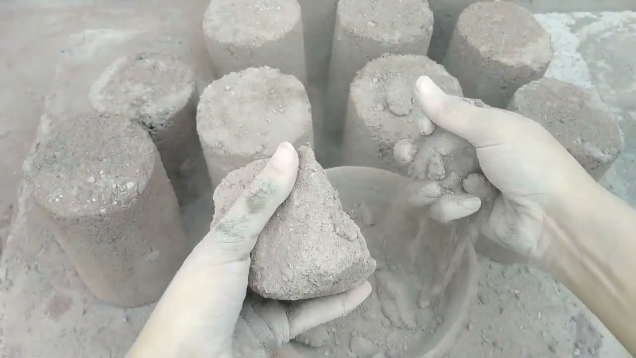 Sifted texture dry and claypot crumbling | Relief ASMR 100