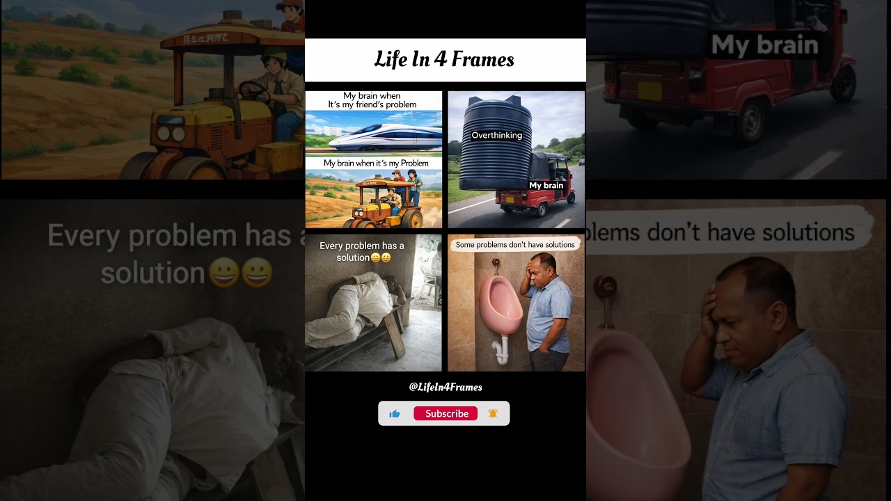 Life in 4 Frames – Overthinking Ruins Everything   