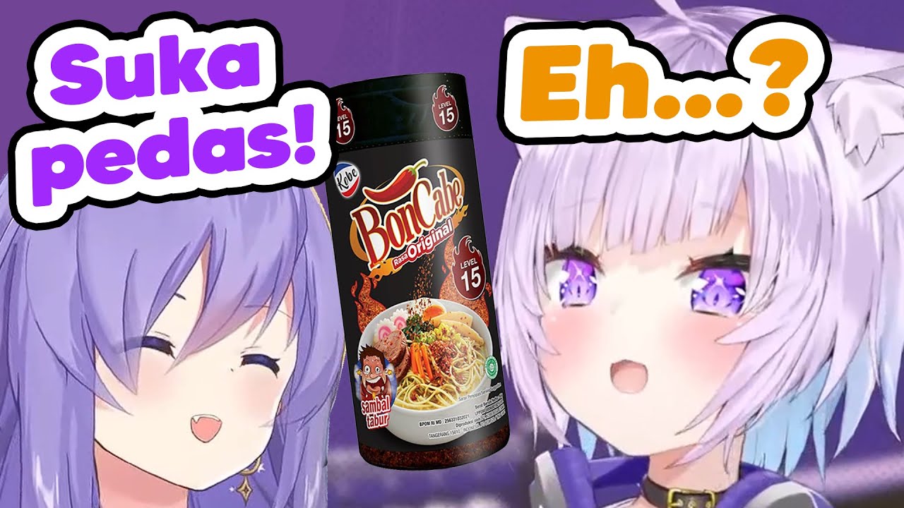 Moona ngasih lihat boncabe ke Okayu