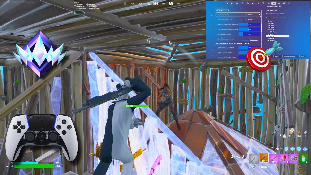 *NEW* BEST Chapter 6 Season 4 Controller SETTINGS + Sensitivity For Fortnite! (PS5/XBOX/PC/PS4)
