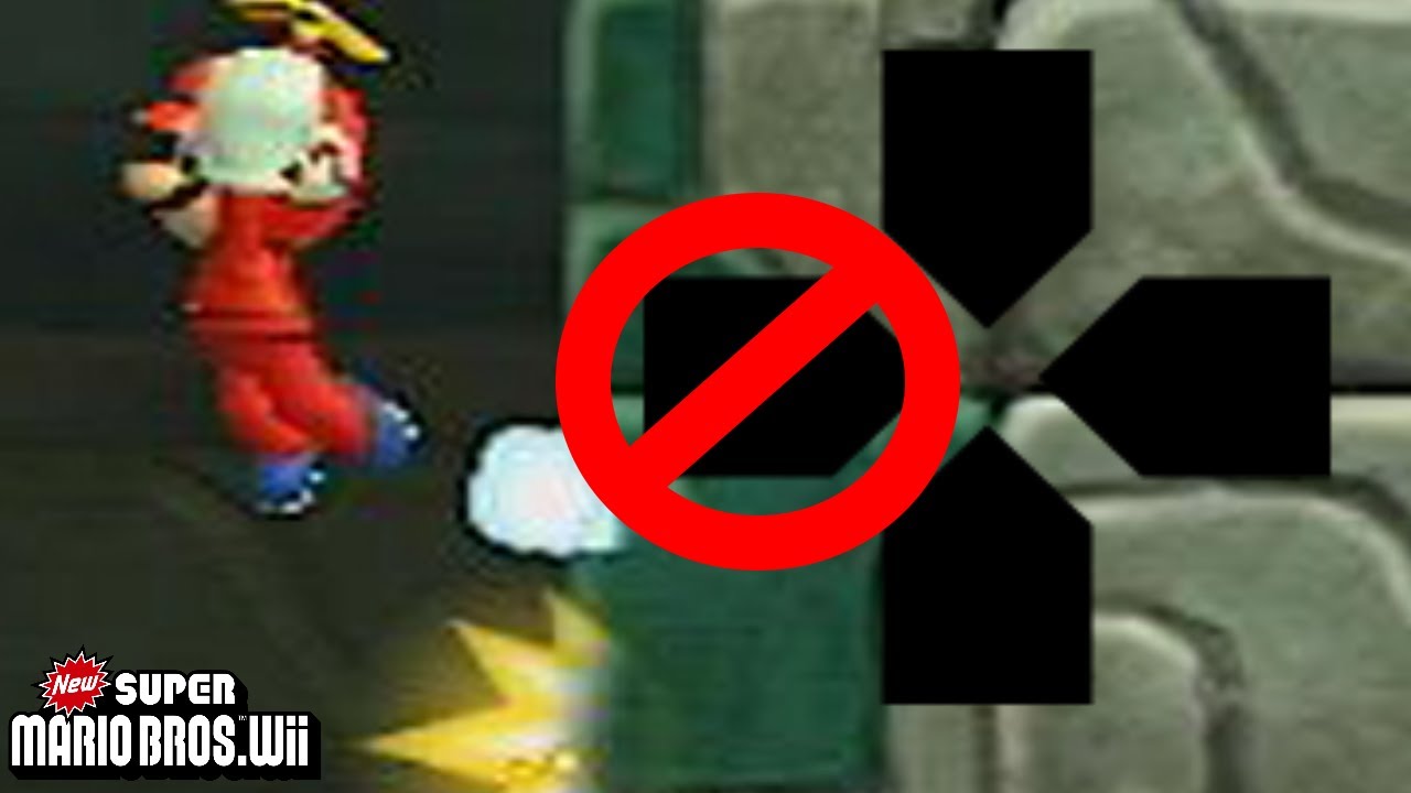 I Tried Beating New Super Mario Bros Wii Without Pressing Left...