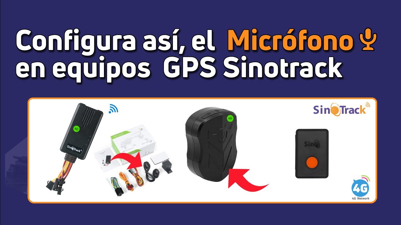 Configura así, el microfono en los equipos GPS Sinotrack.
