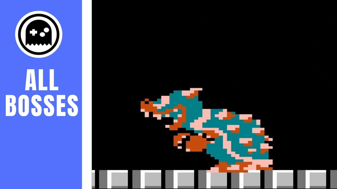 Super Mario Bros. The Lost Levels (NES) - All Bosses - (No Damage)