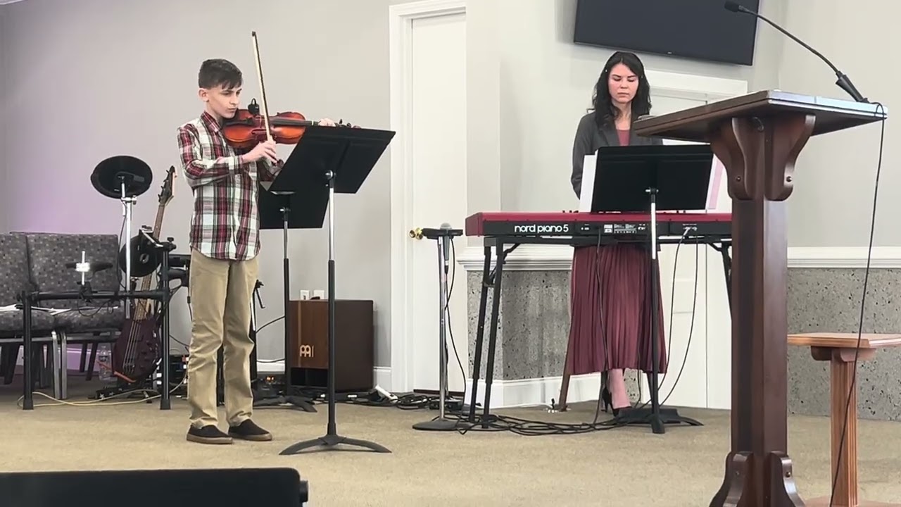 Музика пісні Як олень прагне до потоків 7 лютого 2026. Church of Jesus Christ Cleveland TN.