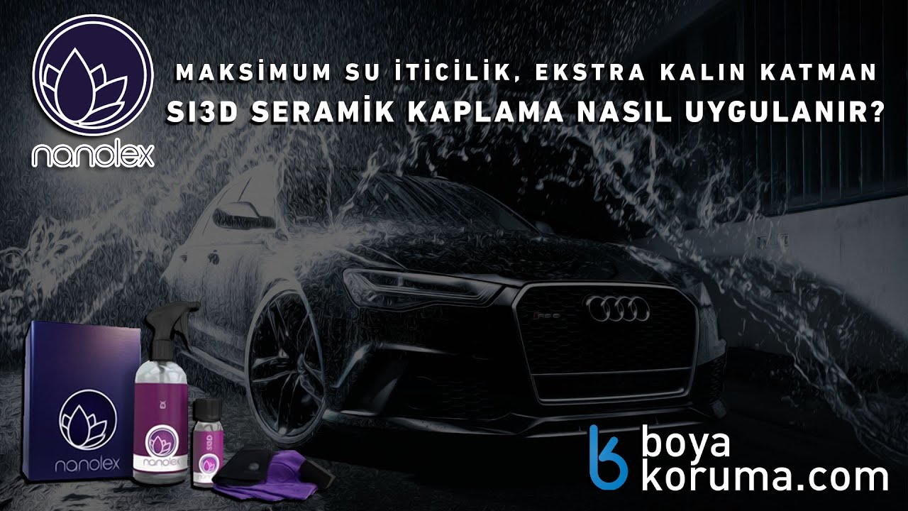 Nasıl Uygulanır? | M&uuml;kemmel Parlaklık ve Kolay Temizlenebilirlik | Nanolex Si3D Seramik Kaplama
