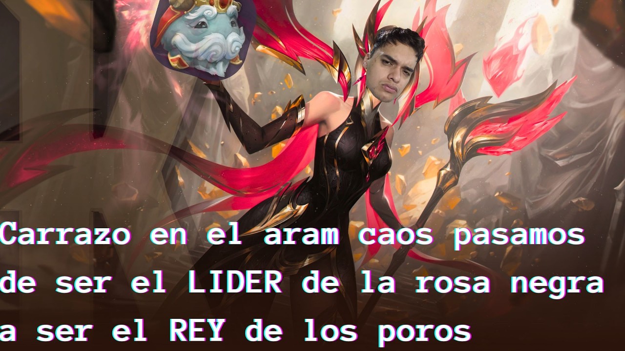 Carrazo en el aram caos pasamos de ser el LIDER de la rosa negra a ser el REY de los poros