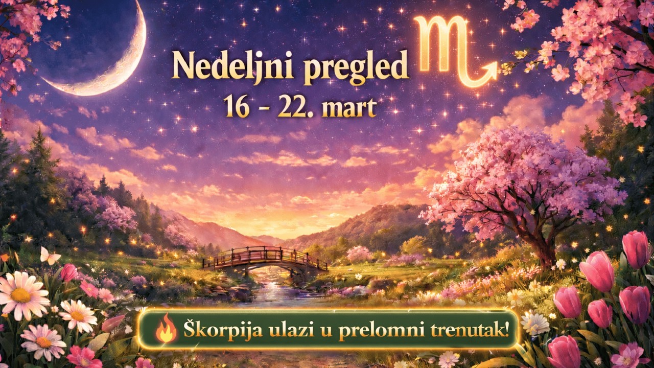 ♏ ŠKORPIJA | 16–22. mart 2026 | Duboki preokret počinje sada