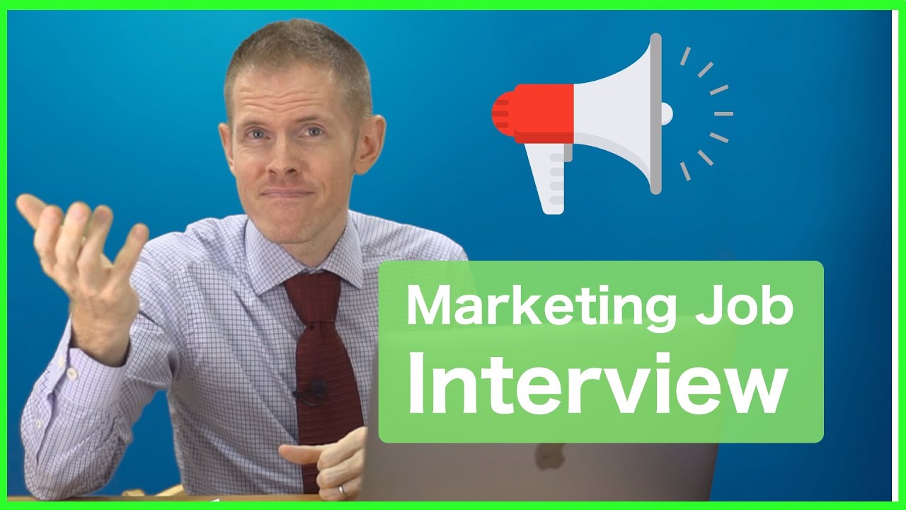 Full English Interview Conversation for Marketing Job (Easy & Hard Lessons)