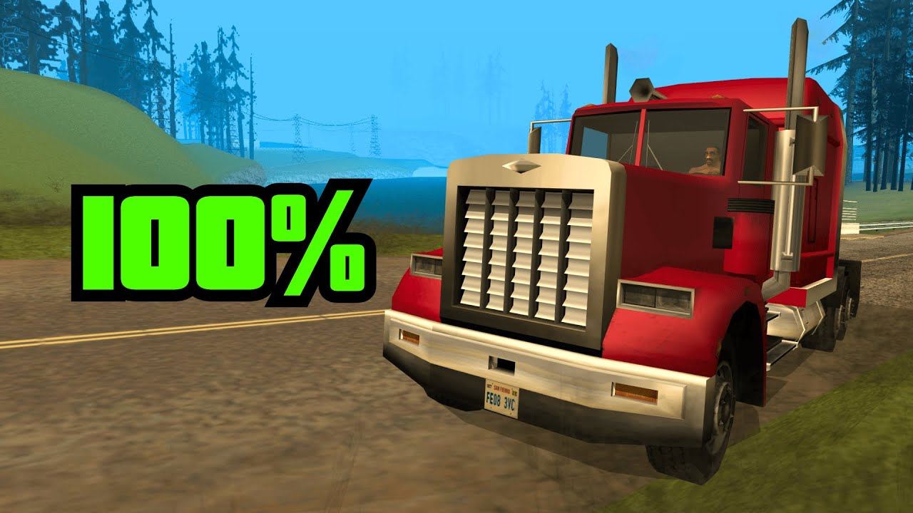 Sendo CAMINHONEIRO no GTA San Andreas