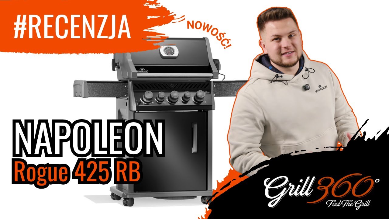 🔥 NOWOŚĆ! Grill gazowy Napoleon Rogue 425 RB | RECENZJE GRILL360