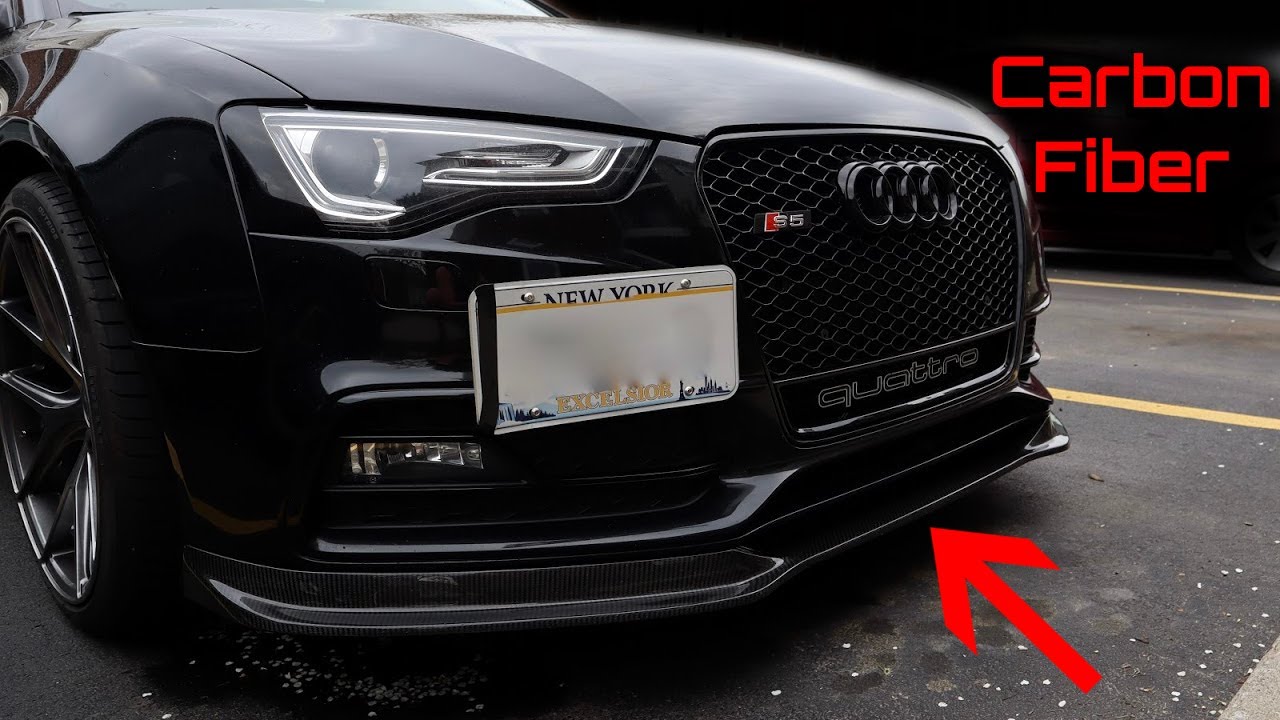 Installing an INSANE Splitter on my Audi
