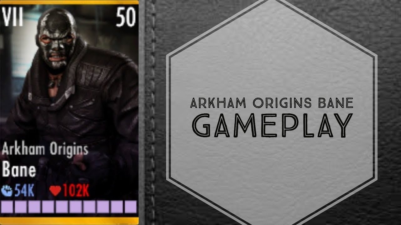 Injustice Gods Among Us Arkham Origins Bane Gameplay Elite VII