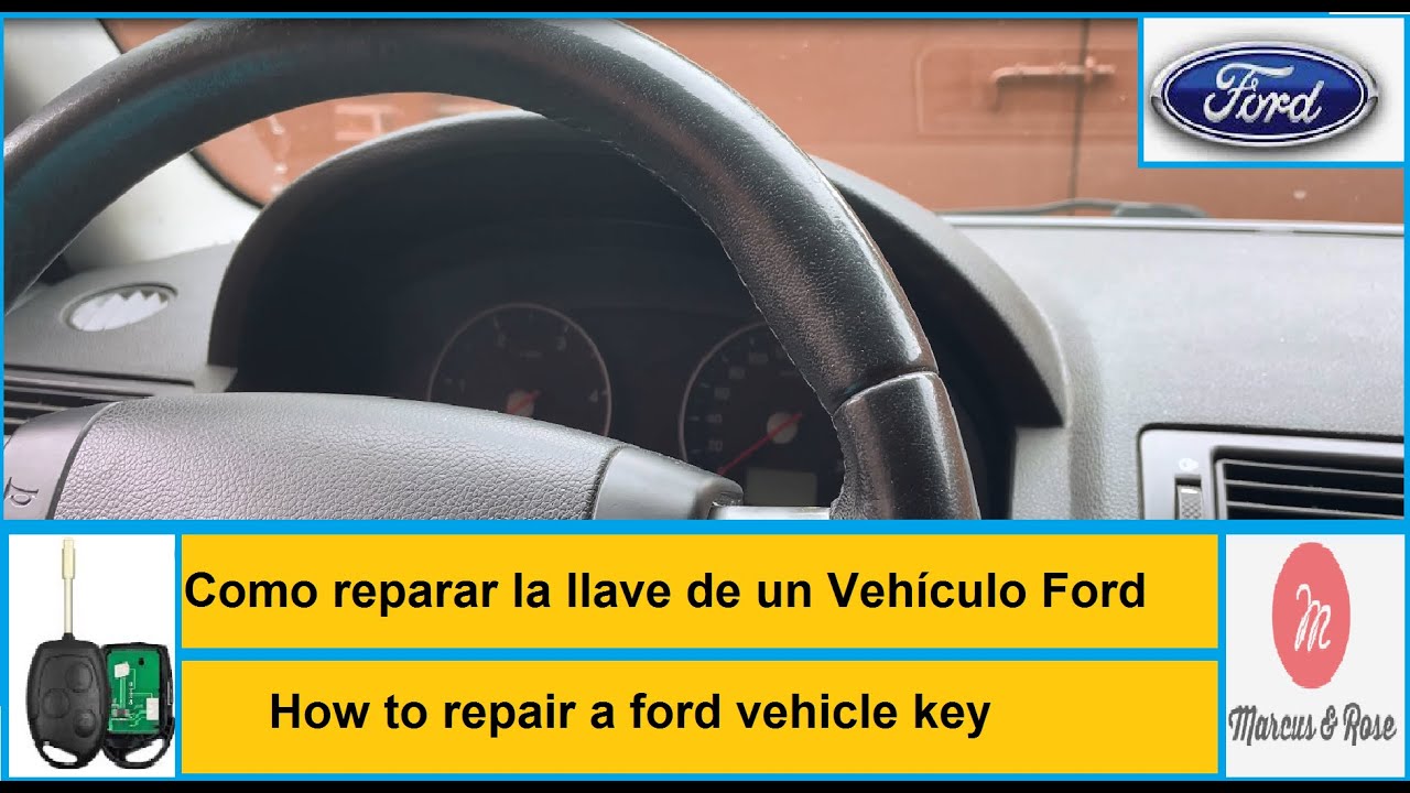 Como reparar la llave de un #ford  mondeo, codificamos y programamos el cierre y el arranque.