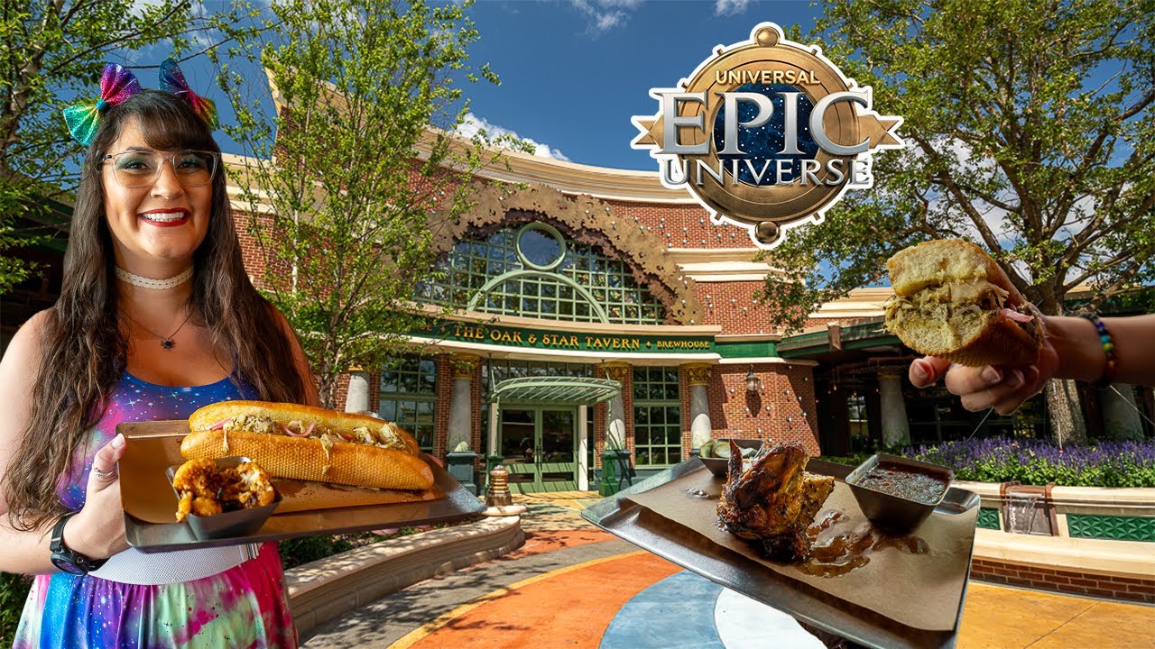 Oak and Star Tavern LUNCH foodie guide 🪵🌟 Universal Orlando Epic Universe food review