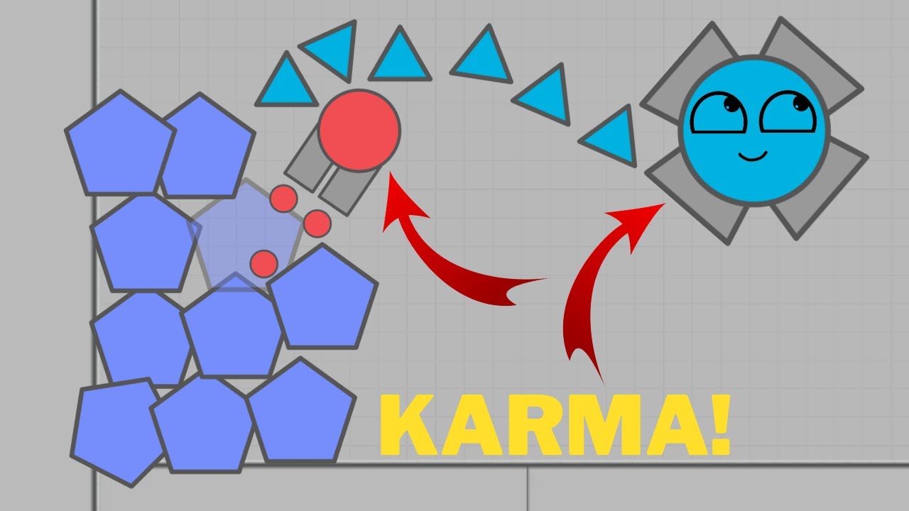 KARMA!  - The Dead END TROLL - Diep.io Maze