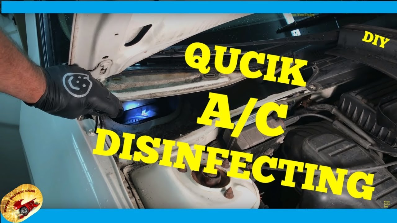 SIMPLE Way To DISINFECT a Car's AIR CONDITIONING